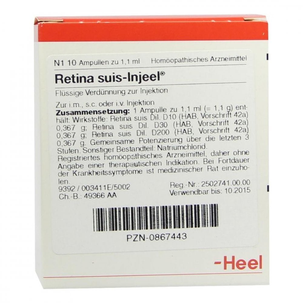 Retina Suis Injeel Ampullen (10 stk)