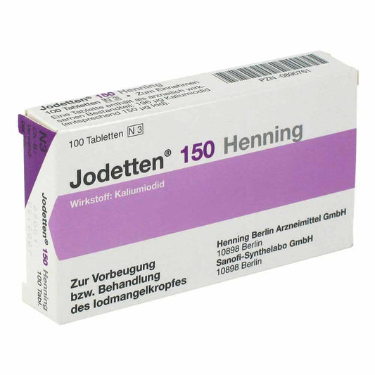 Jodetten 150 Henning Tabletten (100 stk)