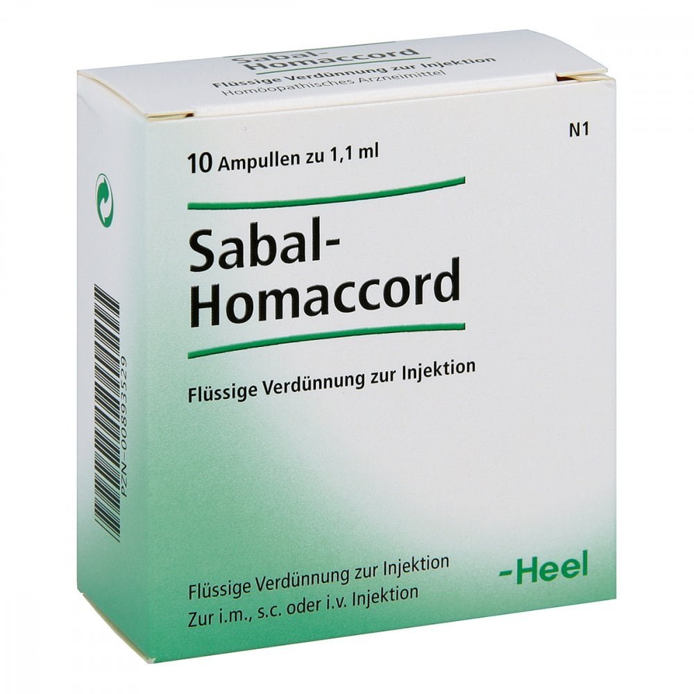 Sabal Homaccord Ampullen (10 stk)