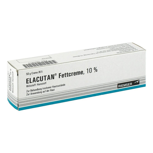 Das Produktfoto zeigt Elacutan Fettcreme (50 g) PZN 00893819