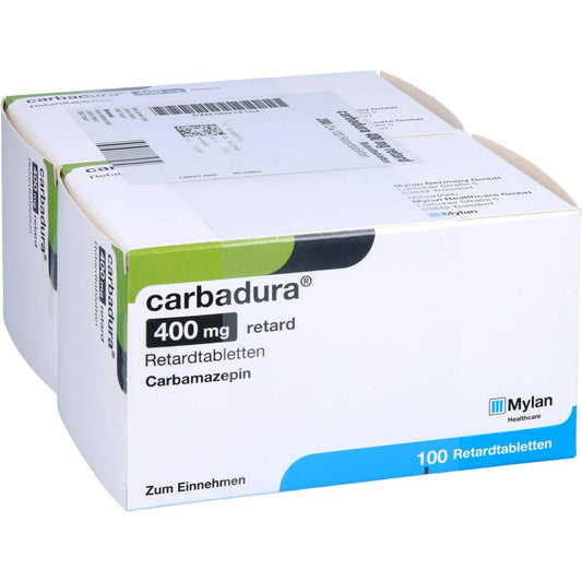 Das Produktfoto zeigt Carbadura 400 Mg Retard Tabl. (200 stk) PZN 00914154