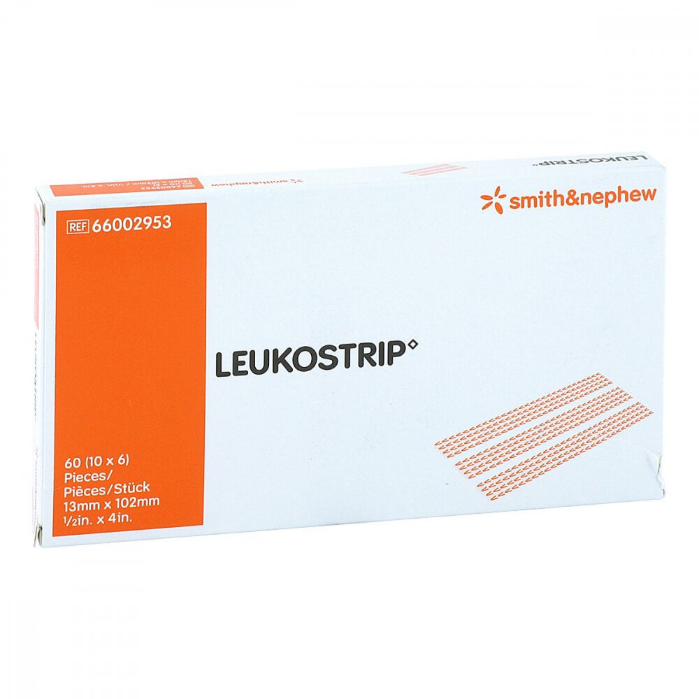 Das Produktfoto zeigt Leukostrip Wundnahtstreifen 13x102 Mm (10X6 stk) PZN 00927091