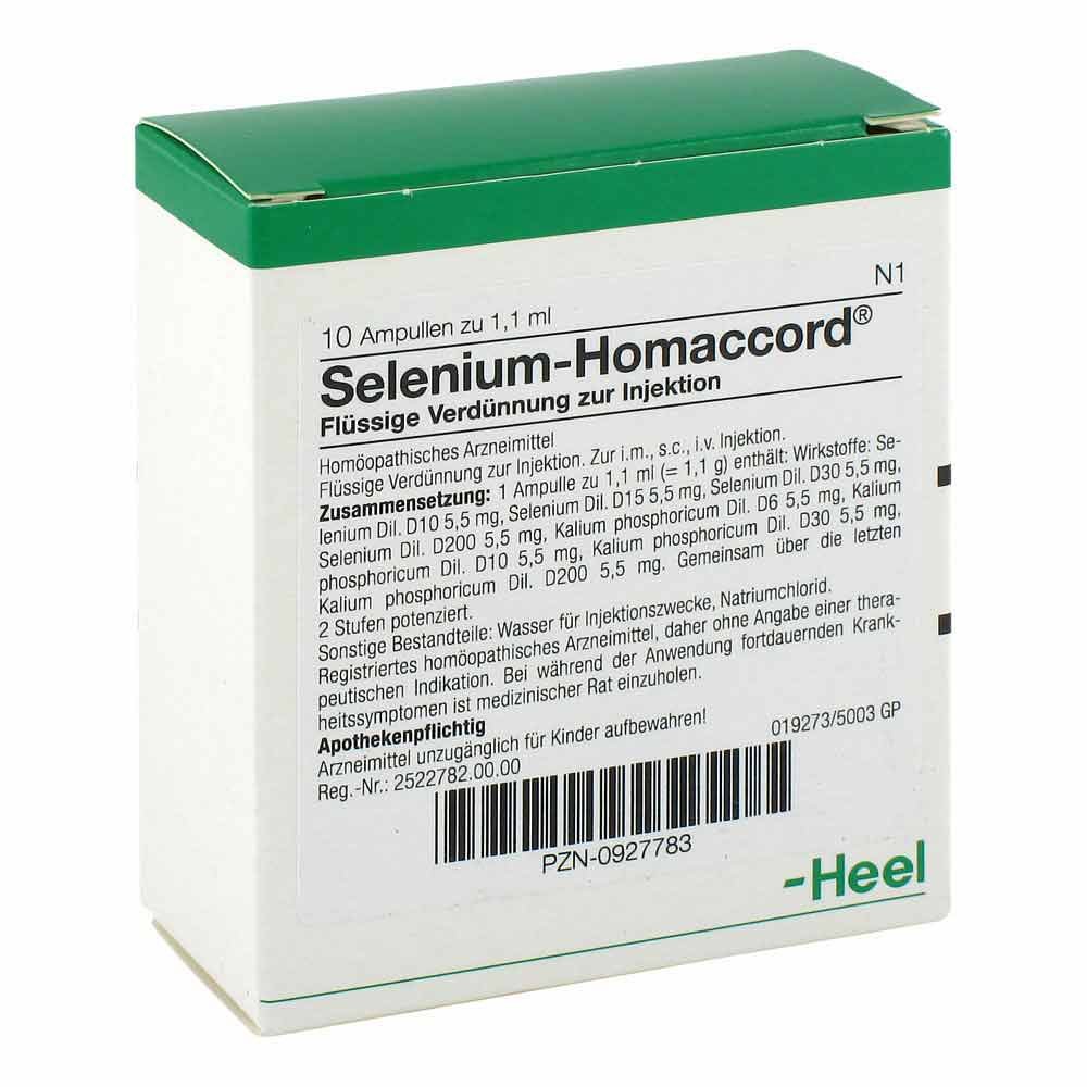 Selenium Homaccord Ampullen (10 stk)