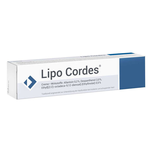 Das Produktfoto zeigt Lipo Cordes Creme (100 g) PZN 00937161