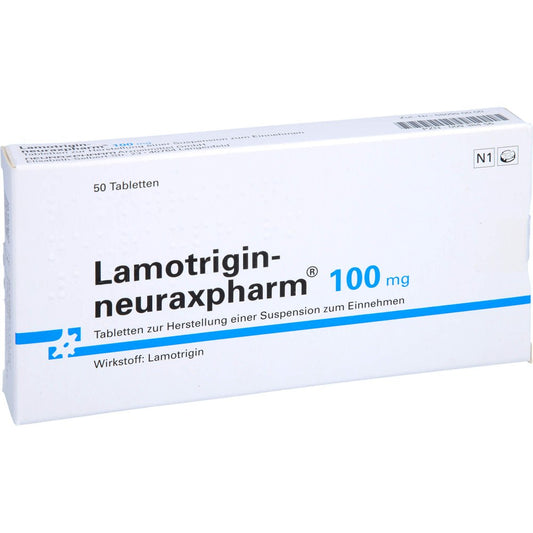 Lamotrigin-Neuraxpharm 100 Mg Tab.Z.H.Susp.Z.Einn. (50 stk)