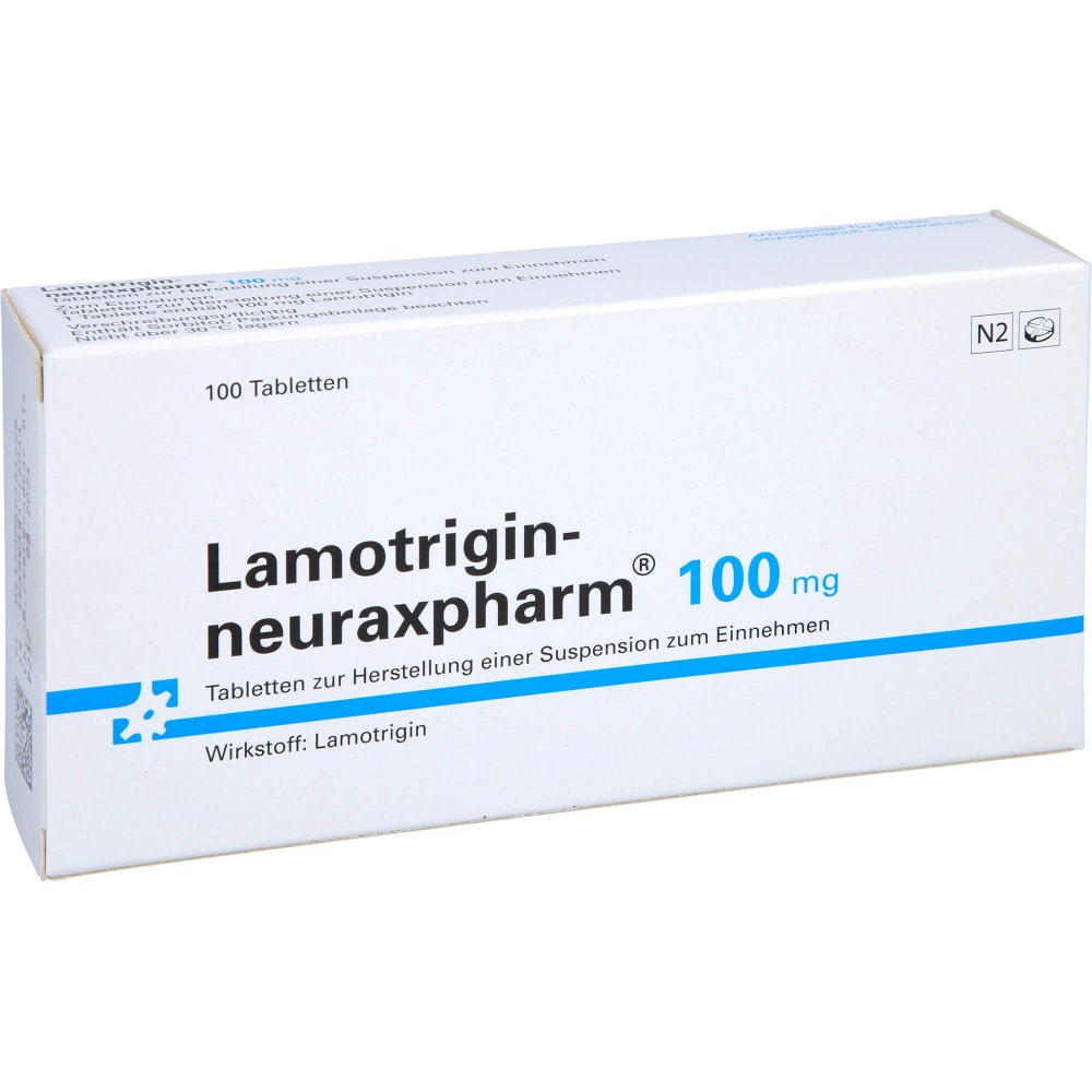 Lamotrigin-Neuraxpharm 100 Mg Tab.Z.H.Susp.Z.Einn. (100 stk)