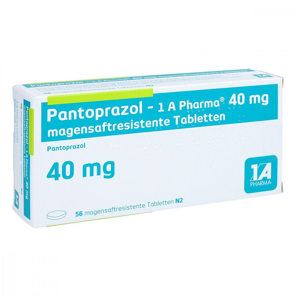 Pantoprazol-1a Pharma 40 Mg Magensaftres.Tabletten (56 stk)