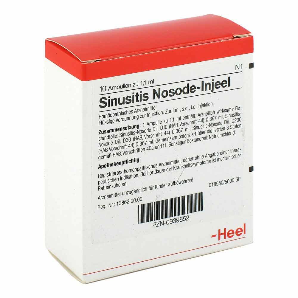 Sinusitis Nosode Injeel Ampullen (10 stk)
