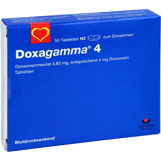 Das Produktfoto zeigt Doxagamma 4 Mg Tabletten (50 stk) PZN 00947366