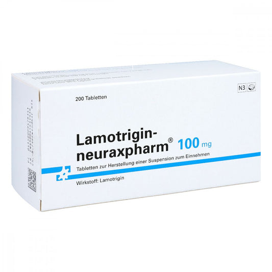 Lamotrigin-Neuraxpharm 100 Mg Tab.Z.H.Susp.Z.Einn. (200 stk)