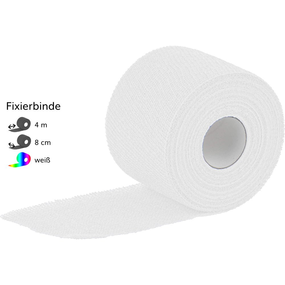 Das Produktfoto zeigt Nobalux Fixierbinde Elastisch 8 Cmx4 M (20 stk) PZN 00950730