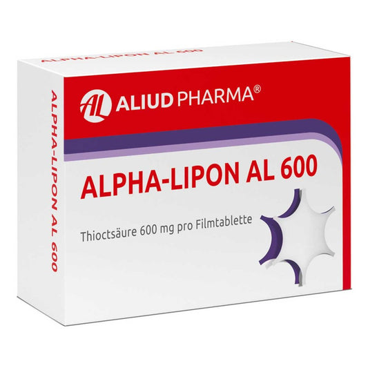 Das Produktfoto zeigt Alpha-Lipon Al 600 Filmtabletten (30 stk) PZN 00958387