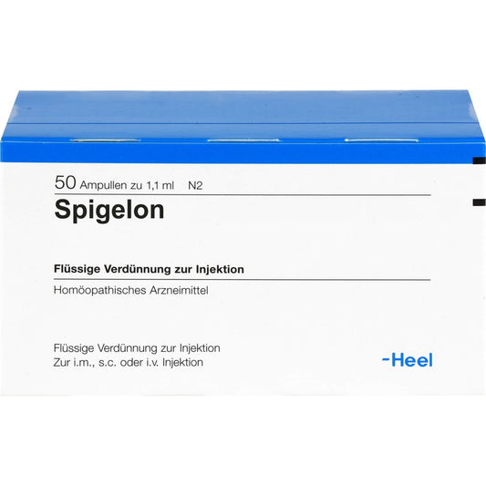 Das Produktfoto zeigt Spigelon Ampullen (50 stk) PZN 00961171