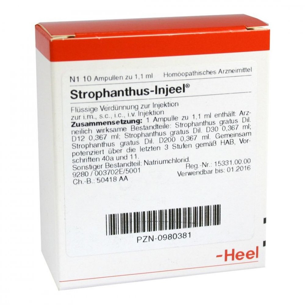 Strophanthus Injeel Ampullen (10 stk)