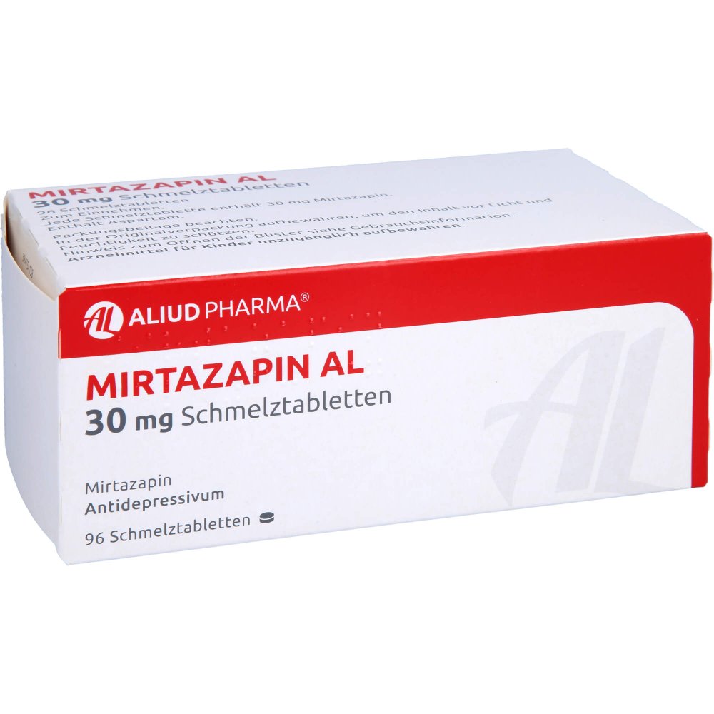 Mirtazapin Al 30 Mg Schmelztabletten (96 stk)