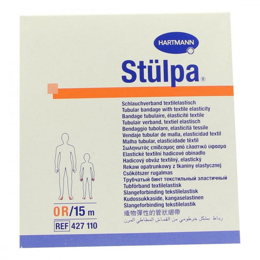 Das Produktfoto zeigt Stülpa Rolle 0r 1,5 Cmx15 M Kdr.Fuß/Zehe (1 stk) PZN 00982894