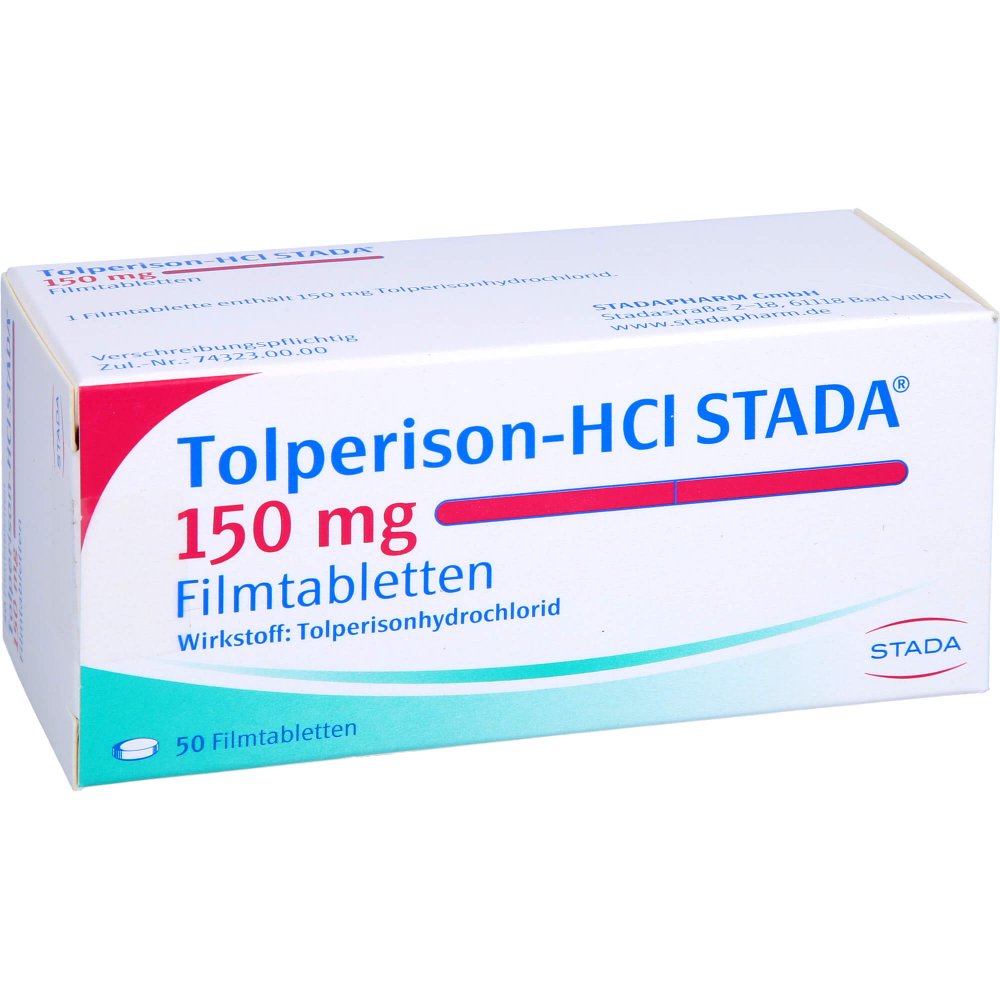 Tolperison-Hcl Stada 150 Mg Filmtabletten (50 stk)