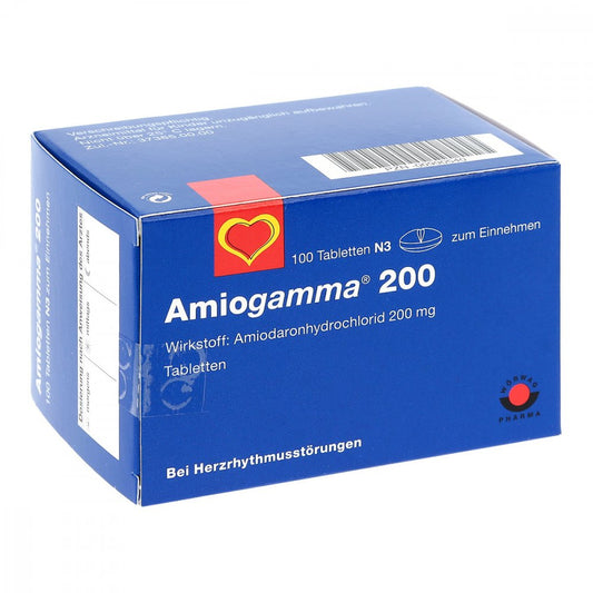 Das Produktfoto zeigt Amiogamma 200 Tabletten (100 stk) PZN 00990540