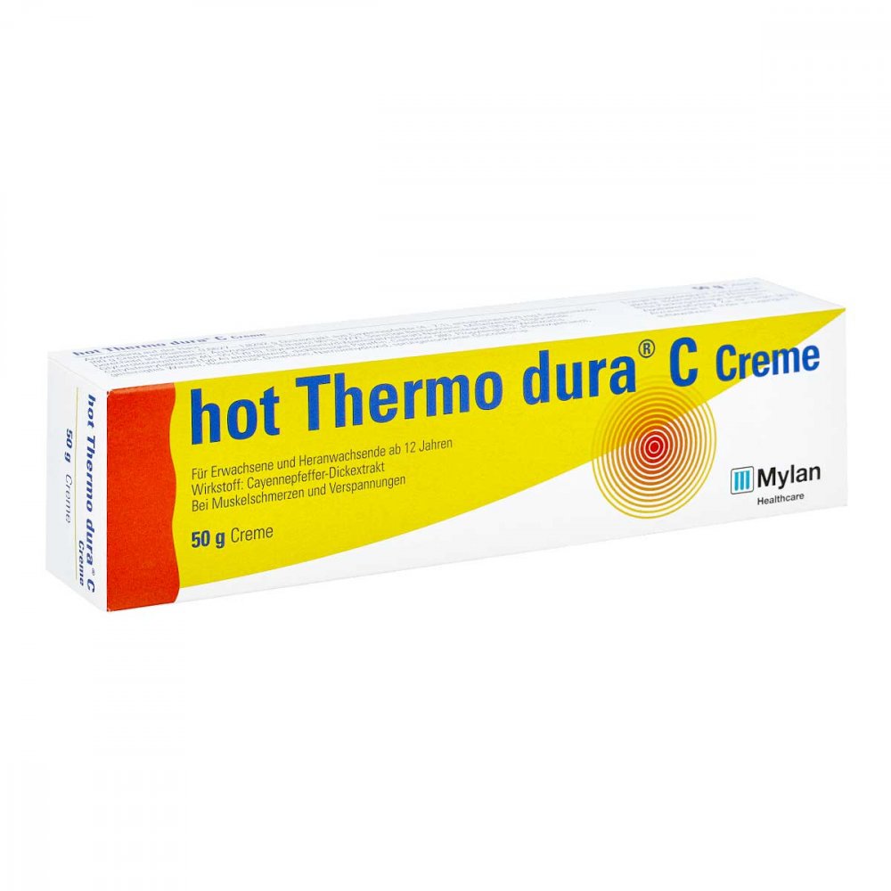 Das Produktfoto zeigt Hot Thermo Dura C Creme (50 g) PZN 01001094