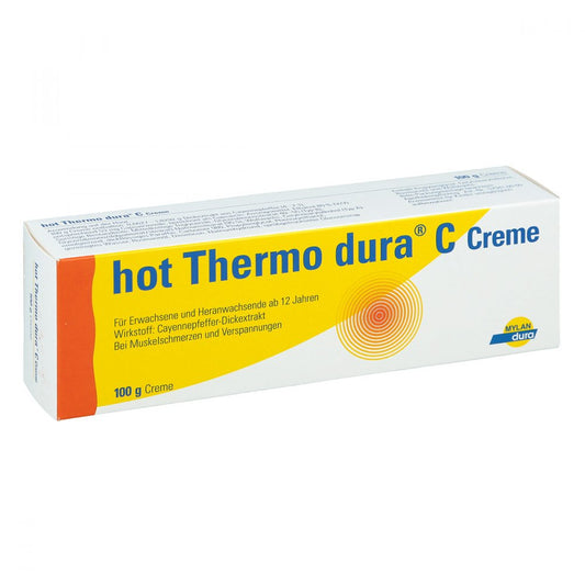 Das Produktfoto zeigt Hot Thermo Dura C Creme (100 g) PZN 01001102