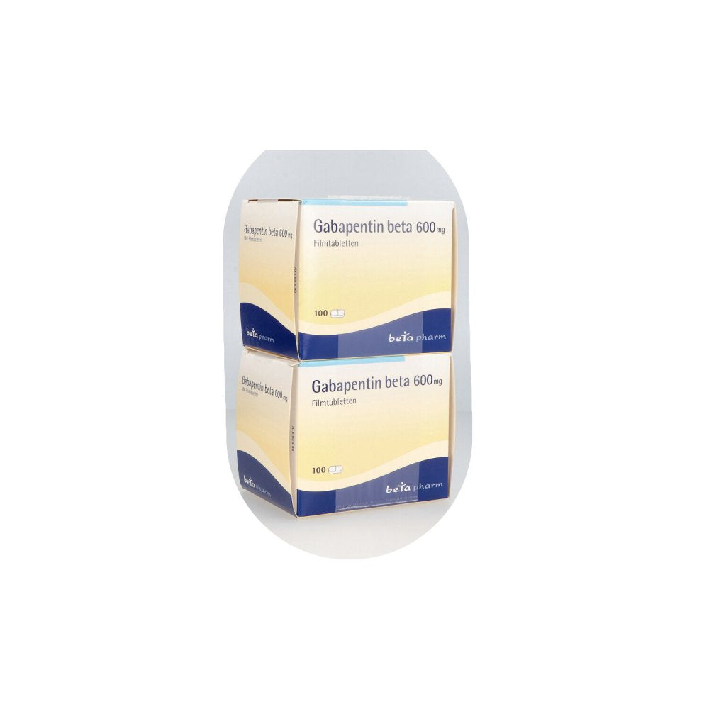 Das Produktfoto zeigt Gabapentin Beta 600 Mg Filmtabletten (200 stk) PZN 01005241