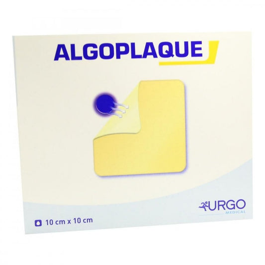Das Produktfoto zeigt Algoplaque 10x10 Cm Flexib.Hydrokolloidverb. (20 stk) PZN 01007547