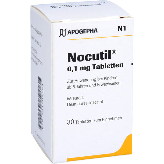 Das Produktfoto zeigt Nocutil 0,1 Mg Tabletten (30 stk) PZN 01008185