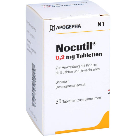 Das Produktfoto zeigt Nocutil 0,2 Mg Tabletten (30 stk) PZN 01008216