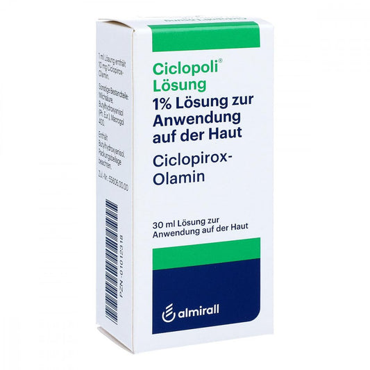 Das Produktfoto zeigt Ciclopoli Lösung (30 ml) PZN 01012318