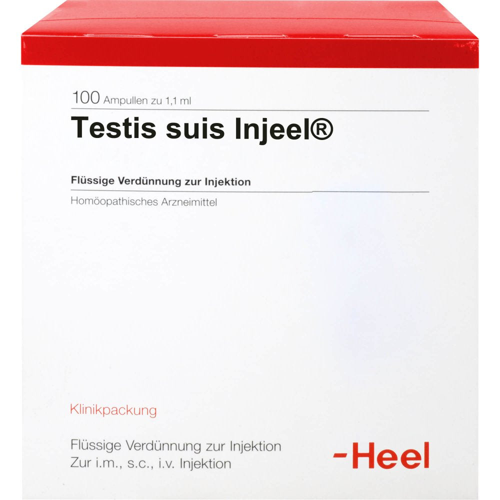 Das Produktfoto zeigt Testis Suis Injeel Ampullen (100 stk) PZN 01014122