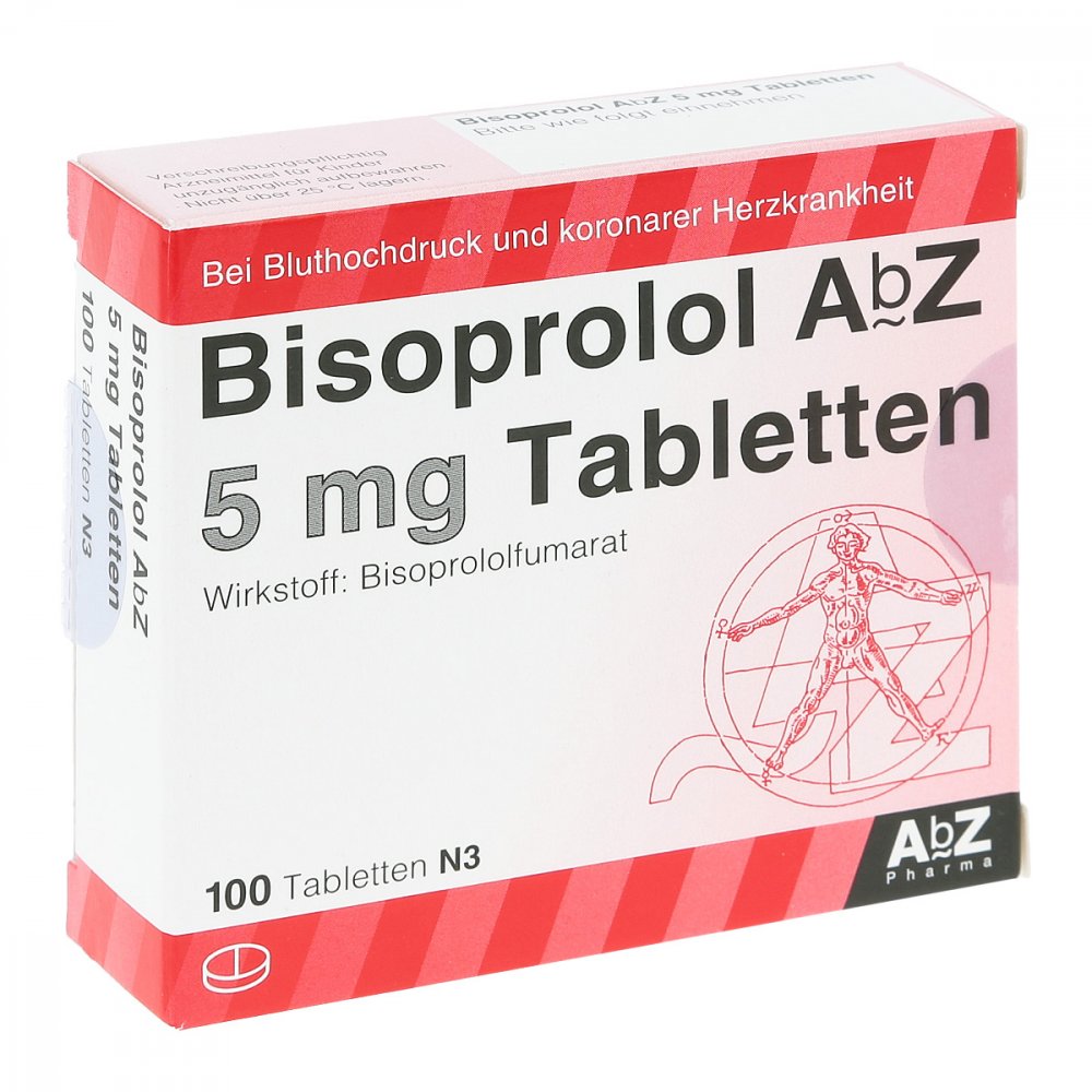 Bisoprolol Abz 5 Mg Tabletten (100 stk)