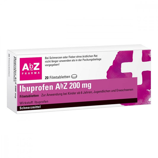 Ibuprofen Abz 200 Mg Filmtabletten (20 stk)