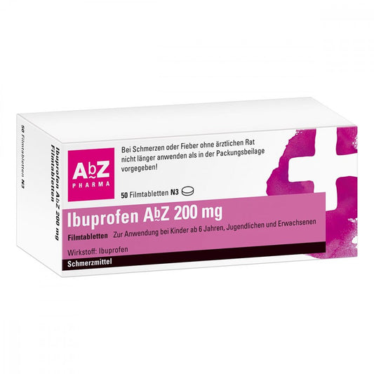 Ibuprofen Abz 200 Mg Filmtabletten (50 stk)