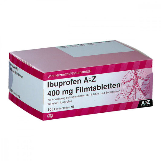 Ibuprofen Abz 400 Mg Filmtabletten (100 stk)
