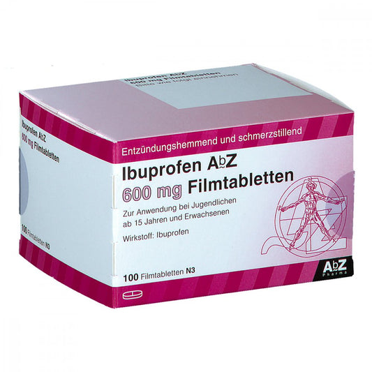 Ibuprofen Abz 600 Mg Filmtabletten (100 stk)