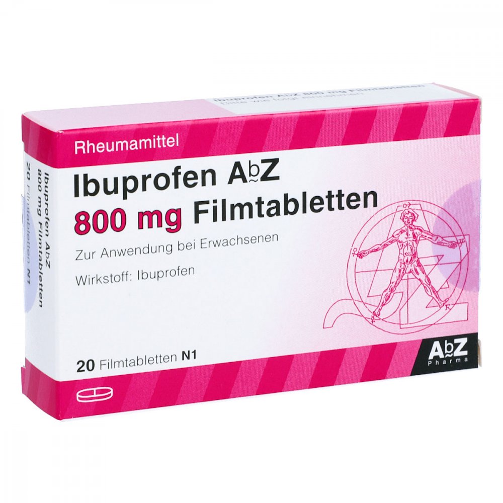 Ibuprofen Abz 800 Mg Filmtabletten (20 stk)