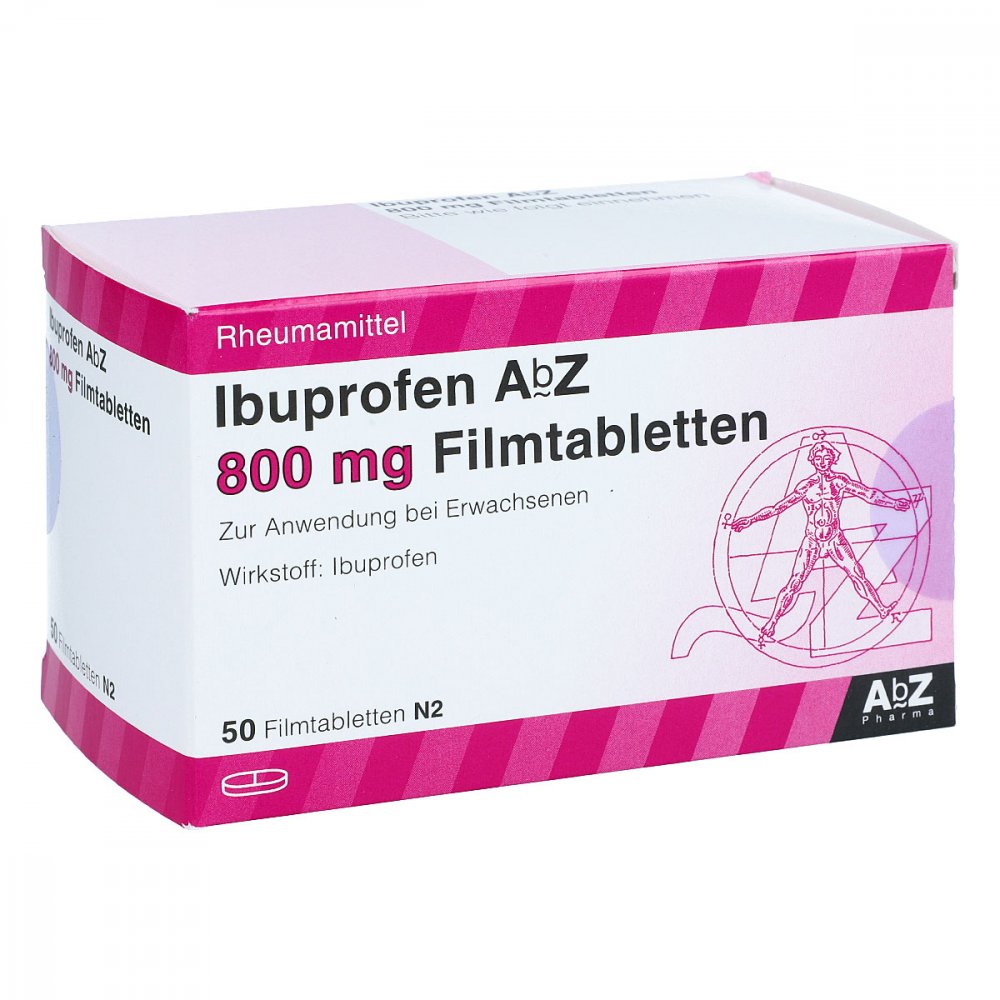 Ibuprofen Abz 800 Mg Filmtabletten (50 stk)