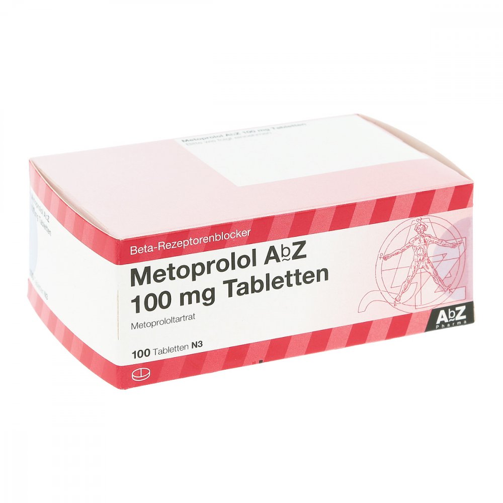 Metoprolol Abz 100 Mg Tabletten (100 stk)