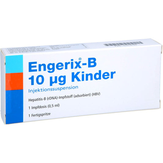 Das Produktfoto zeigt Engerix-B Kinder Inj.-Susp.I.E.Fertigspritze (1 stk) PZN 01018189
