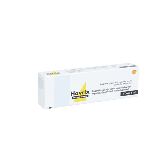 Das Produktfoto zeigt Havrix 1440 Impfdosis Inj.-Susp.I.E.Fertigspritze (1 stk) PZN 01018261