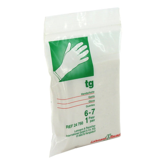 Das Produktfoto zeigt Tg Handschuhe Baumwolle Klein Gr.6-7 (2 stk) PZN 01020022
