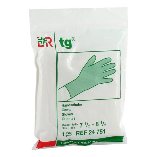 Das Produktfoto zeigt Tg Handschuhe Baumwolle Mittel Gr.7,5-8,5 (2 stk) PZN 01020039