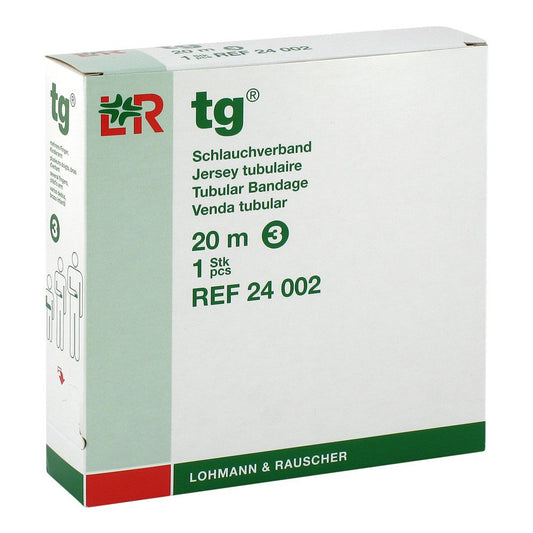 Das Produktfoto zeigt Tg Schlauchverband Gr.3 20 M Weiß (1 stk) PZN 01020246