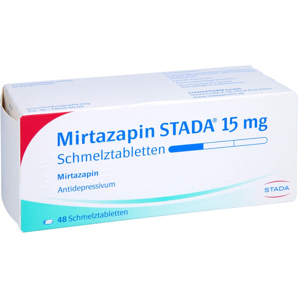 Mirtazapin Stada 15 Mg Schmelztabletten (48 stk)