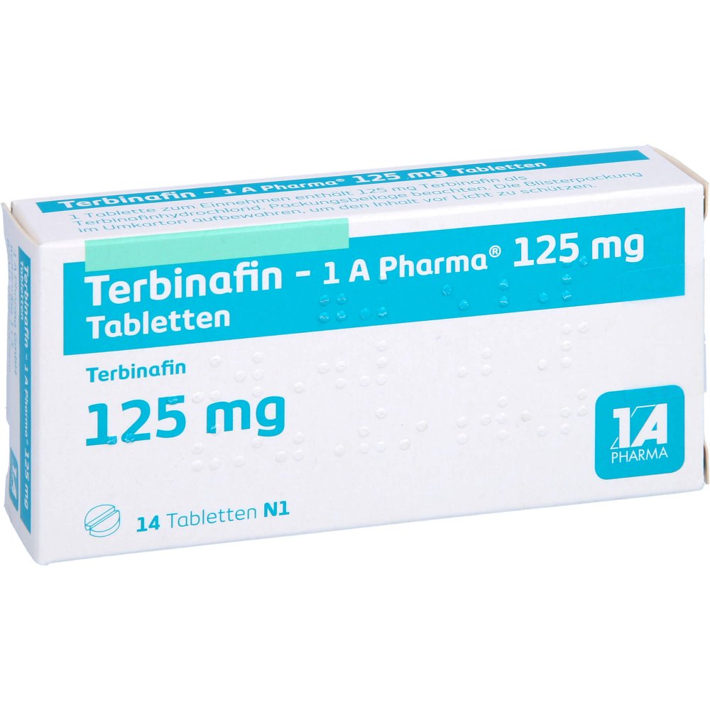 Terbinafin-1a Pharma 125 Mg Tabletten (14 stk)