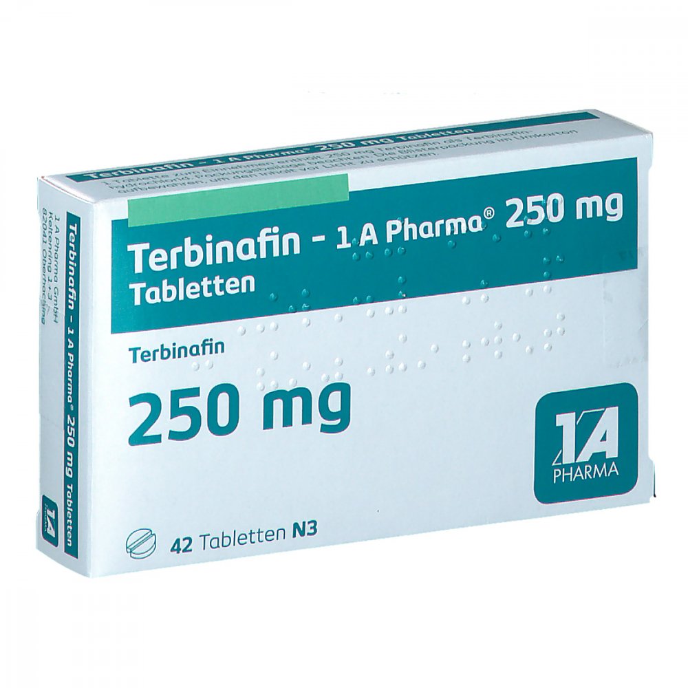 Terbinafin-1a Pharma 250 Mg Tabletten (42 stk)