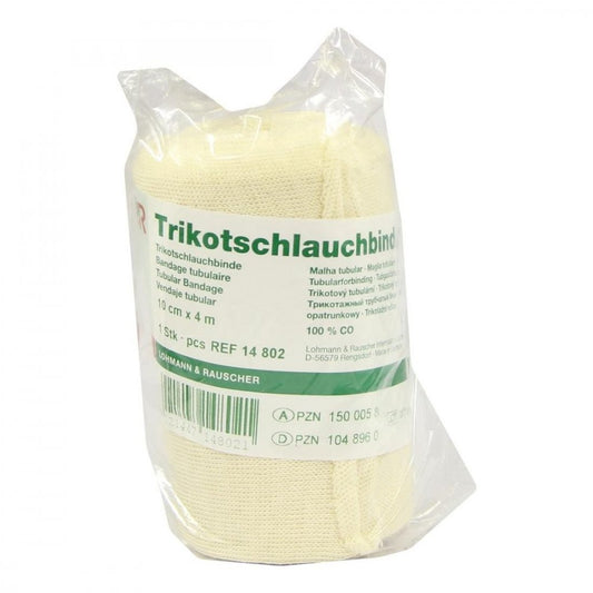 Das Produktfoto zeigt Trikotschlauch Binde 10 Cmx4 M (1 stk) PZN 01048960