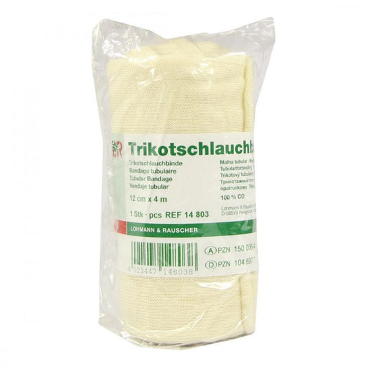 Das Produktfoto zeigt Trikotschlauch Binde 12 Cmx4 M (1 stk) PZN 01048977