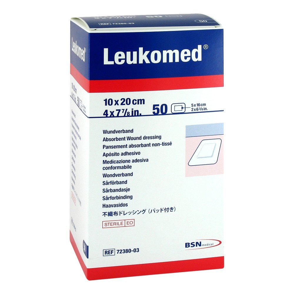 Leukomed Sterile Pflaster 10x20 Cm (50 stk)