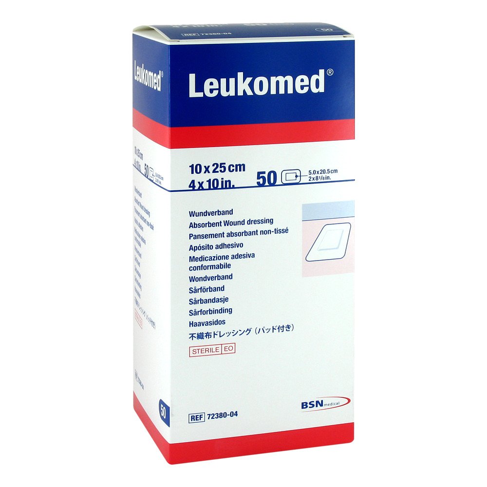 Leukomed Sterile Pflaster 10x25 Cm (50 stk)